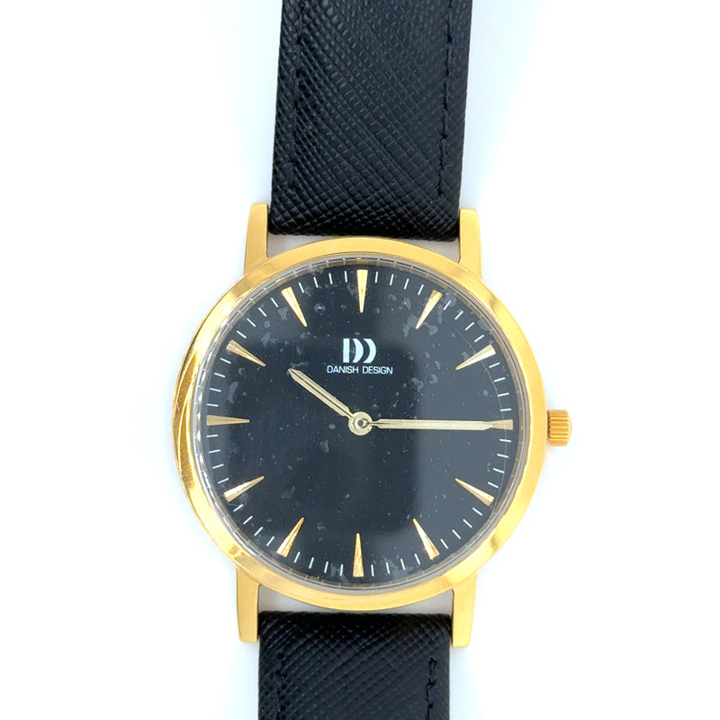 Danish Design Black/Gold Dial Watch