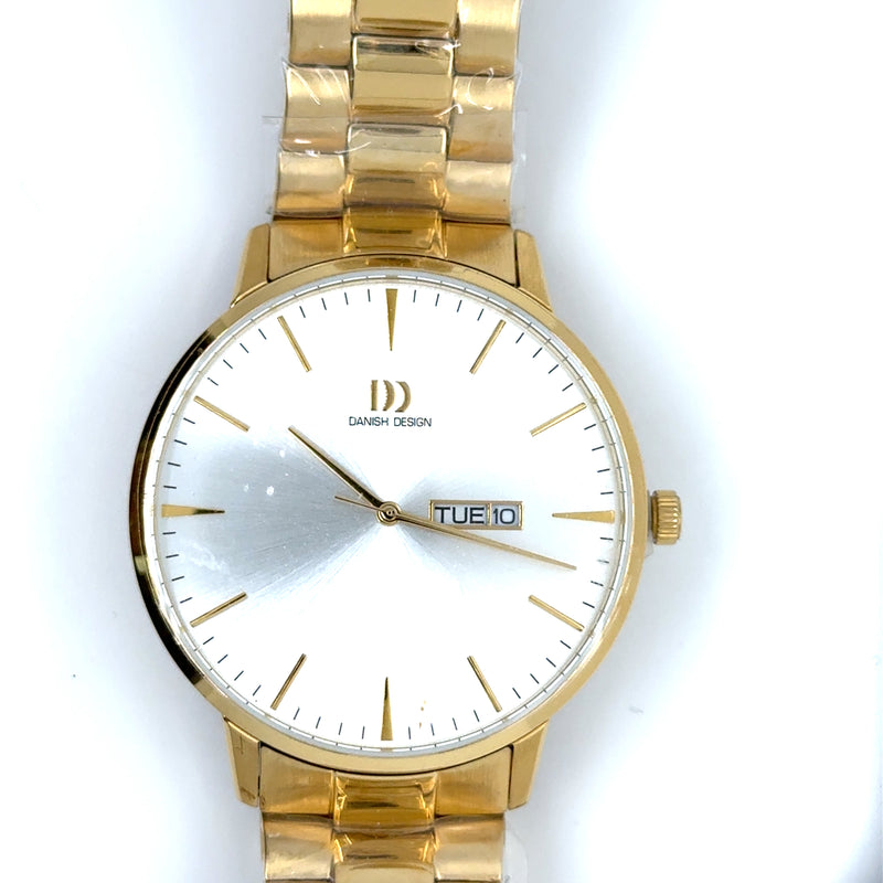 Danish Design White/Yellow Dial Watch