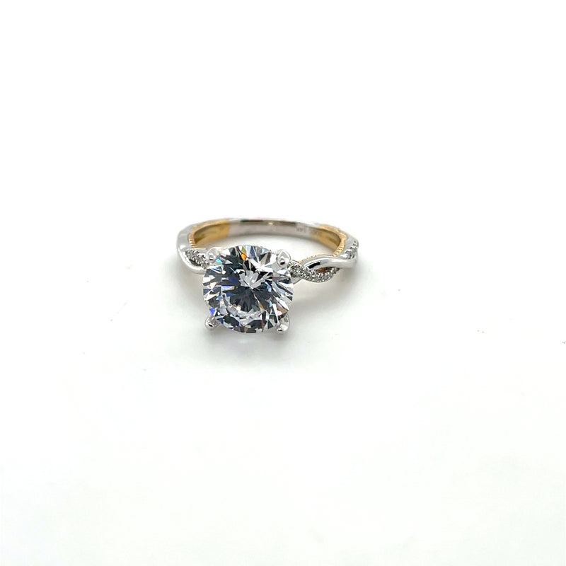 14ktt Micro Pave Set Ring