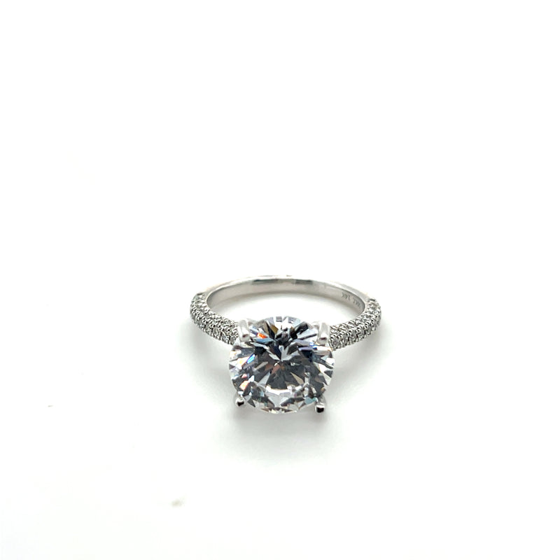 14kwg Pave Ring